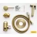 Смеситель с гигиенической лейкой Vivi Felice 2515 Oro Opaco золотой матовый