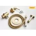 Смеситель с гигиенической лейкой Vivi Felice 2515 Oro Opaco золотой матовый