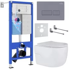 Унитаз с инсталляцией Roxen StounFi..