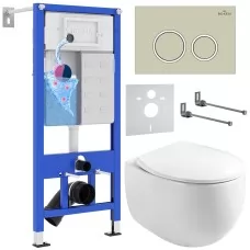 Унитаз с инсталляцией Roxen StounFi..