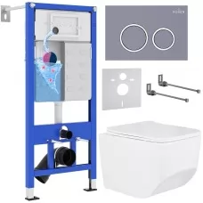 Унитаз с инсталляцией Roxen StounFi..
