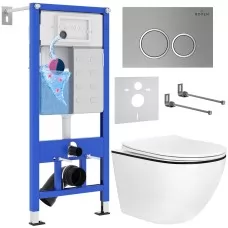 Унитаз с инсталляцией Roxen StounFi..