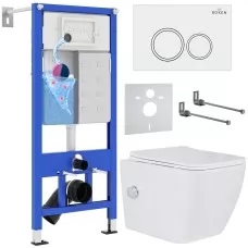 Унитаз с инсталляцией Roxen StounFi..