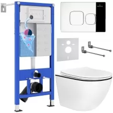 Унитаз с инсталляцией Roxen StounFi..