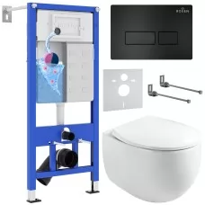 Унитаз с инсталляцией Roxen StounFi..