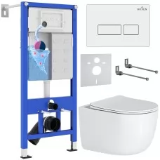Унитаз с инсталляцией Roxen StounFi..