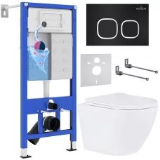 Унитаз с инсталляцией Roxen StounFi..