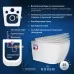 Унитаз Roxen Cube Bidet 530135-01X белый (подвесной) с функцией биде