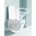 Унитаз с инсталляцией Roxen StounFix Slim 646038 с унитазом 530135-01 с кнопкой Glass 430280B