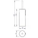 Ершик Vivi Felice F 0613 BIANCO OPACO белый матовый
