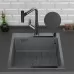 Кухонная мойка Roxen Snake 45 PVD Black Текстура