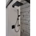 Верхний душ на кронштейне Hansgrohe Raindance E 300 26238670 черный матовый с держателем