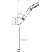 Душевой гарнитур Hansgrohe Vernis Blend 26273000 хром