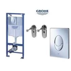 Инсталляция для унитаза GROHE Rapid SL, комплект 3 в 1, 38721001