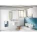 Унитаз Roca Meridian-N Compacto Rimless Slim 346244000 + 8012B2002 с пневмокрышкой