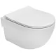 Унитаз Roca Meridian-N Compacto Rimless Slim 346244000 + 8012B2002 с пневмокрышкой