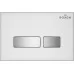Унитаз с инсталляцией Roxen StounFix Dual Fresh 968291 клавиша смыва Glass 430280W + унитаз Royal Matt 530200-01