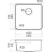 Кухонная мойка Omoikiri Omi 43-U/I ULTRA-IN нержавеющая сталь