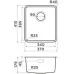Кухонная мойка Omoikiri Omi 37-U/I ULTRA-IN нержавеющая сталь