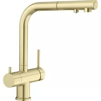 Смеситель для кухни под фильтр Blanco FONTAS-S II Satin GOLD