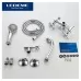 Смеситель для ванны Ledeme L3190 хром