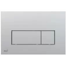 Кнопка смыва Alcaplast M572 матовый хром