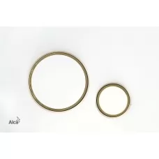 Кнопка смыва Alcaplast M775 белый/золото