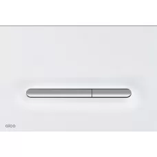 Кнопка смыва AlcaPlast Linka M1876-1 белый матовый/хром