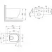 Унитаз Deante ROUND CGRD6ZPW безободковый 36,2x51,5 Duroplast (подвесной) белый