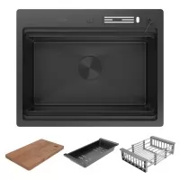 Кухонная мойка Roxen Stage 60 PVD (графит) Кухонная мойка Roxen Stage 60 PVD (графит)