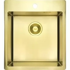 Кухонная мойка Deante OLFATO PRECIOUS GOLD BR 45x50,5 брашированное золото