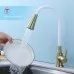 Смеситель для кухни Splenka S201.4308.03 белый/золотой сатин
