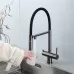 Смеситель для кухни под фильтр Gappo G4397-89 оружейная сталь