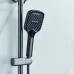 Душевая система Shevanik S4036T оружейная сталь