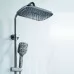 Душевая система Shevanik S4136T оружейная сталь