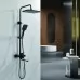 Душевая система Shevanik S6136H черный матовый