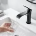Смеситель для умывальника Shevanik S4101H черный