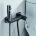 Смеситель с гигиенической лейкой Shevanik S4105T-1 оружейная сталь