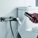 Смеситель с гигиенической лейкой Shevanik S4105T-1 оружейная сталь