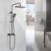 Душевая система Shevanik S9636T оружейная сталь