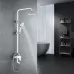 Душевая система Shevanik S9836F белый/хром