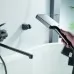 Смеситель для ванны Shevanik S9922T оружейная сталь