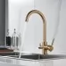 Смеситель для кухни под фильтр Shevanik S128G золото