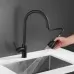 Смеситель для кухни Shevanik S163H черный