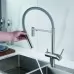 Смеситель для кухни под фильтр Shevanik S178L нержавеющая сталь