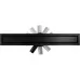 Душевой трап Roxen Supra Black 600x70x70 91050-60 двусторонний под плитку/черный