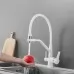 Смеситель для кухни под фильтр Rose R558C белый