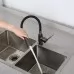 Смеситель для кухни Frap F4462-9 оружейная сталь