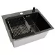Кухонная мойка Wisent WS-35040B PVD Графит