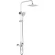 Душевая система Rose R1336F белый/хром